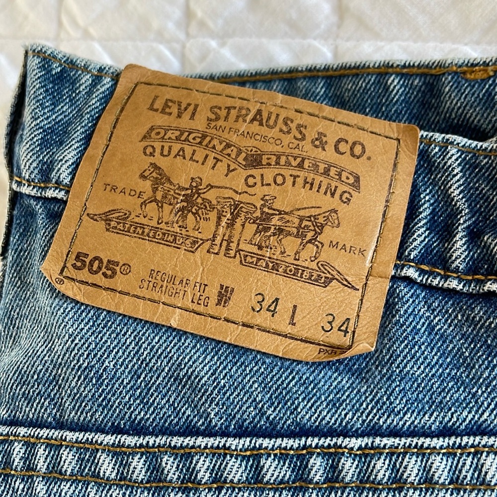 High waist, long leg, Levi’s